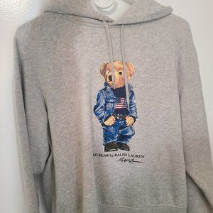 Polo Ralph Lauren Women's Grey Hoodie Size XL